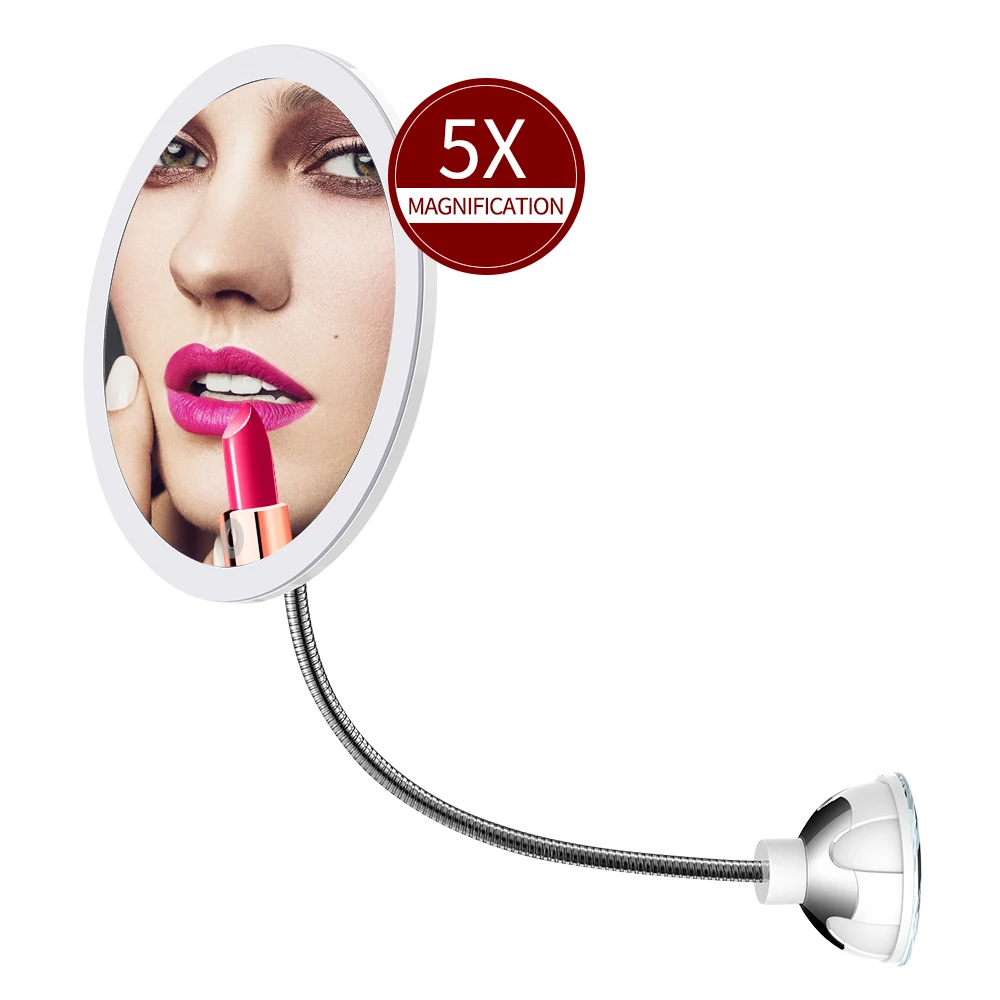 

M7 Flexible Gooseneck Bathroom Cosmetic Led Light Makeup Mirror