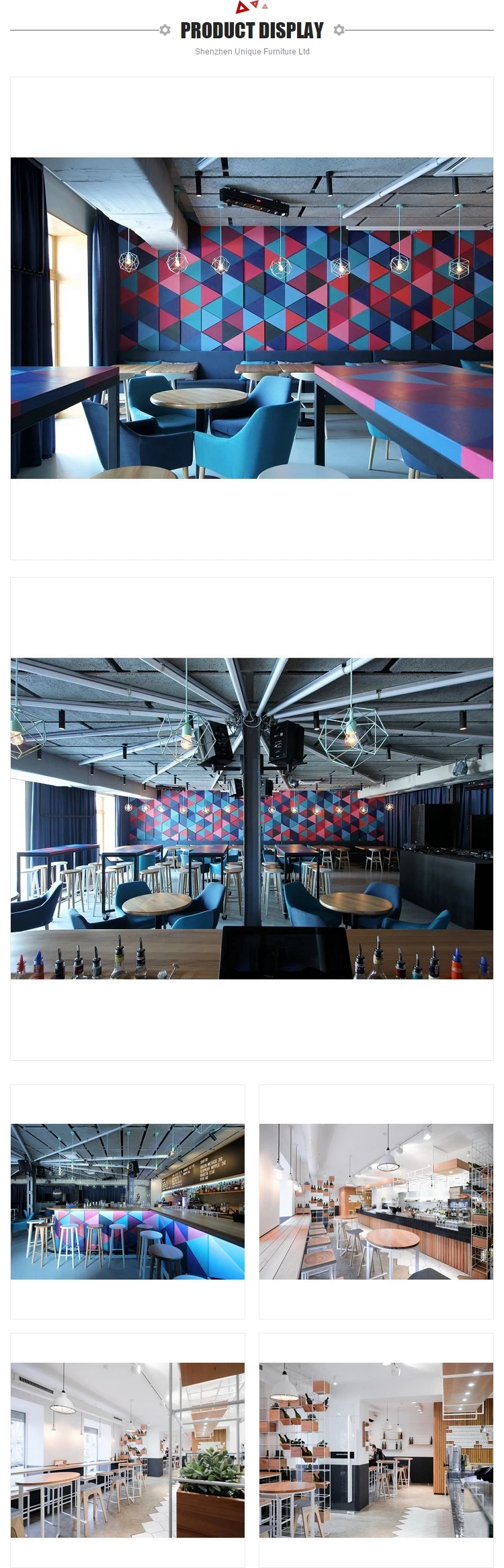 Wooden Bakery Shop Counter Design Modern Pastry Store Fitting Cake Shop