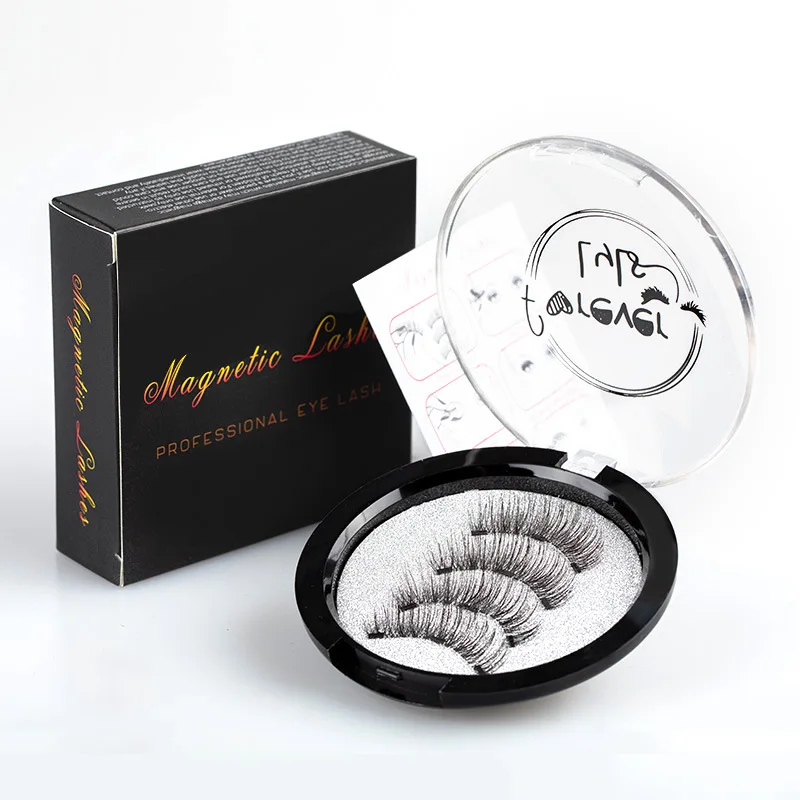 

Winstar 2020 New Design 8d 25MM Magnetic Mink Eyelashes No Glue No Eyeliner False Magnetic Eyelashes