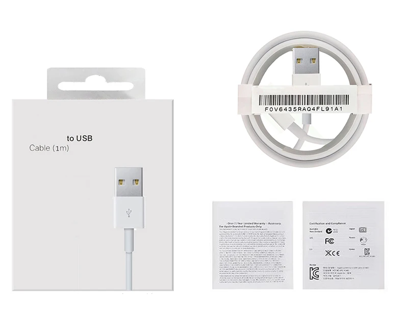 Wholesale For Apple Iphone Usb Cable With Original New Packing Box
