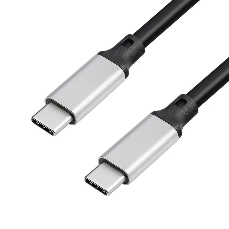 

High Quality USB3.1 Type C To Type-c Data Cable PD 20V 5A 100W Fast Charging USB Cable for MacBook Phone, White black
