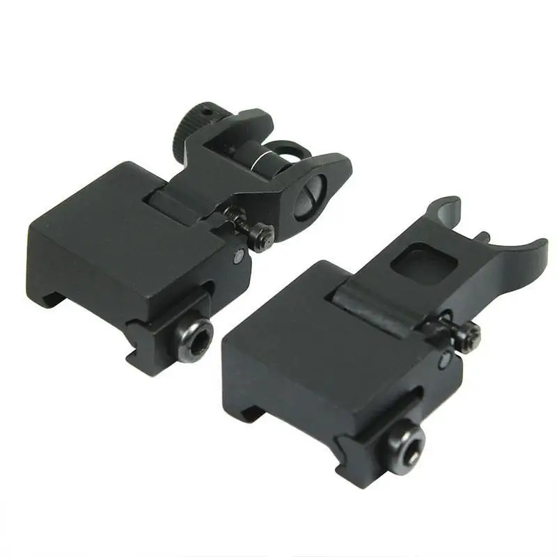 

Maixi High Quality Mechanical Metal Front Sight Folding Machine Sight Front Rear Sight Set CNC Machining Iron Sighs