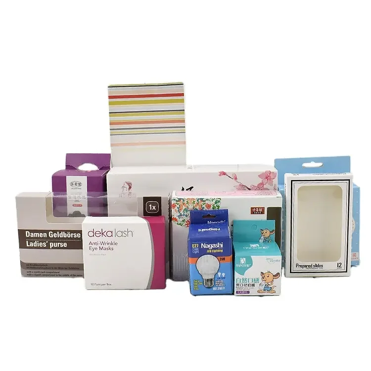 

Custom Various Style Skin Care Product Package Cosmetic Packaging Box Paper Drawer Box