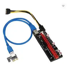 Factory Outlet GPU Ver 009S Riser Card PCIE X16 to X1 Adapter for Graphics Cards