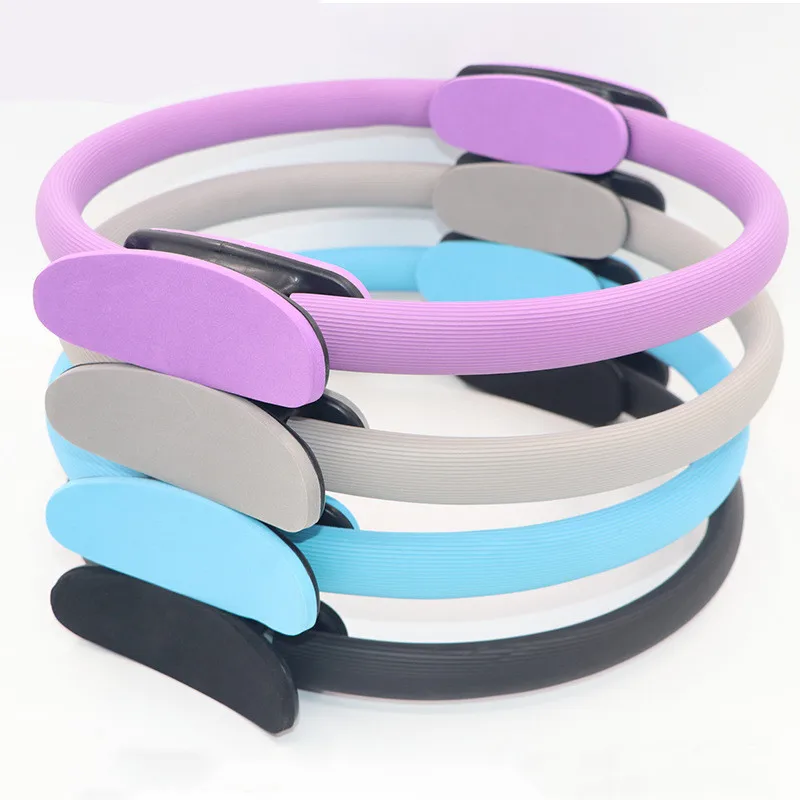 

Pilates ring manufacturers wholesale multicolor yoga ring fiberglass crescent handle Pilates ring