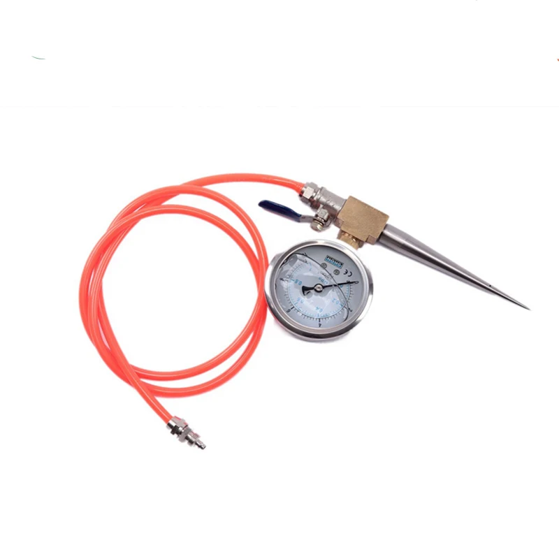 

Test needle with manometer To test quality of welding seams