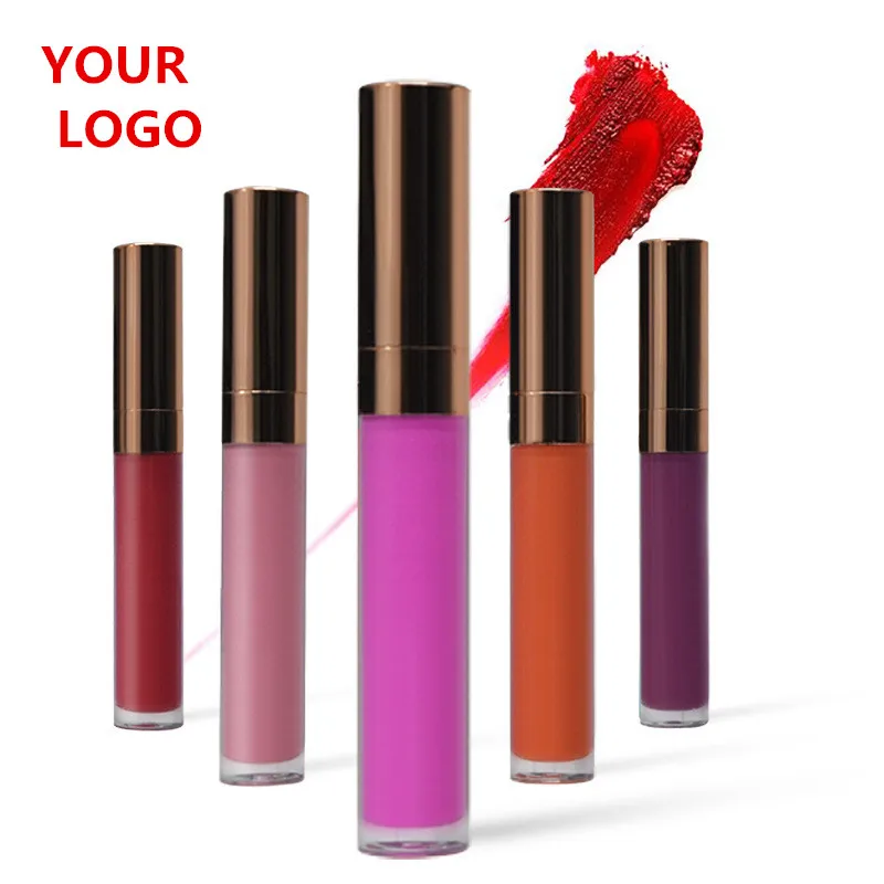 

Custom Logo Private Label Lip Stick Set Tube Container Matte Liquid Lipstick Nude Lipstick Matte Lipstick Waterproof