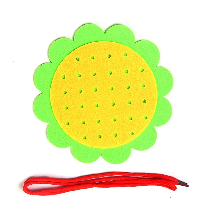 DIY Weave Kindergarten Manual Cloth Materials Teaching Baby Early Learning Education Toys Teaching Aids Math Toys New Arrival