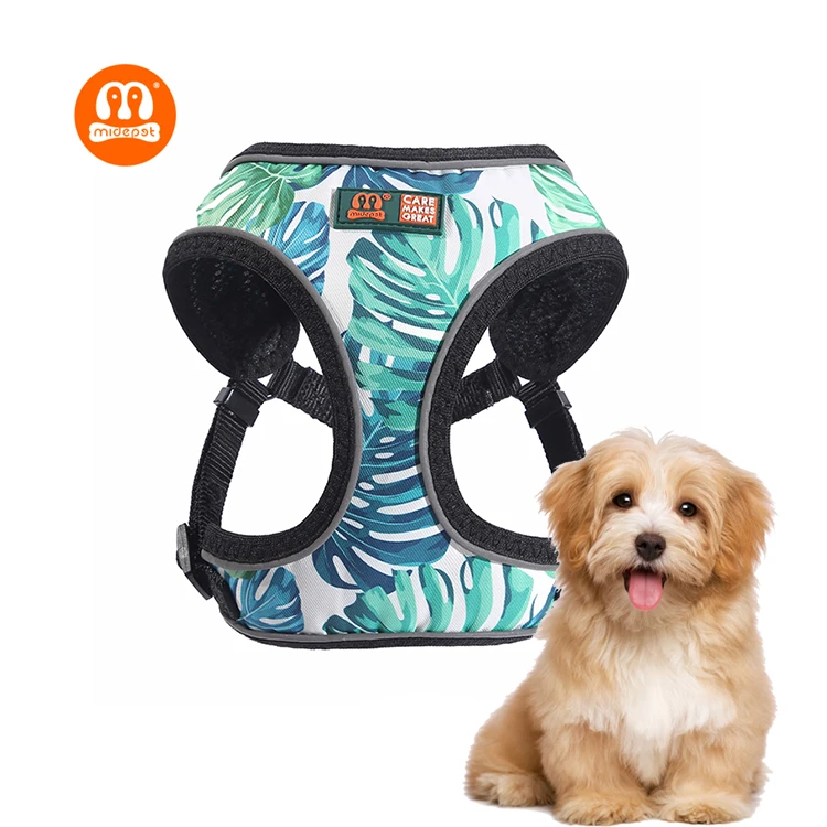 

Midepet Wholesale Amazon Hot Selling Pet Product Supplier Custom Logo Soft Neoprene Padded Stock Front Clip No Pull Dog Harness, Multi color,customized