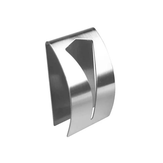 

Bathroom Kitchen Tea Towel Holder Hook Rack Metal Self Adhesive Towel Holders, Silver