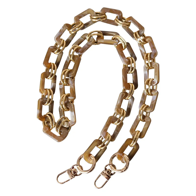 

ABPF acrylic resin plastic handbag accessories bag chain, Transparent