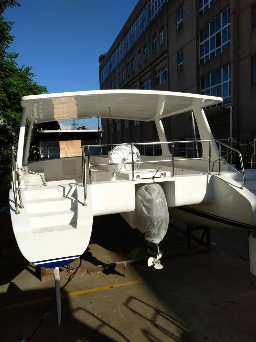 
Made in china passenger catamaran in France style or customized cabin 