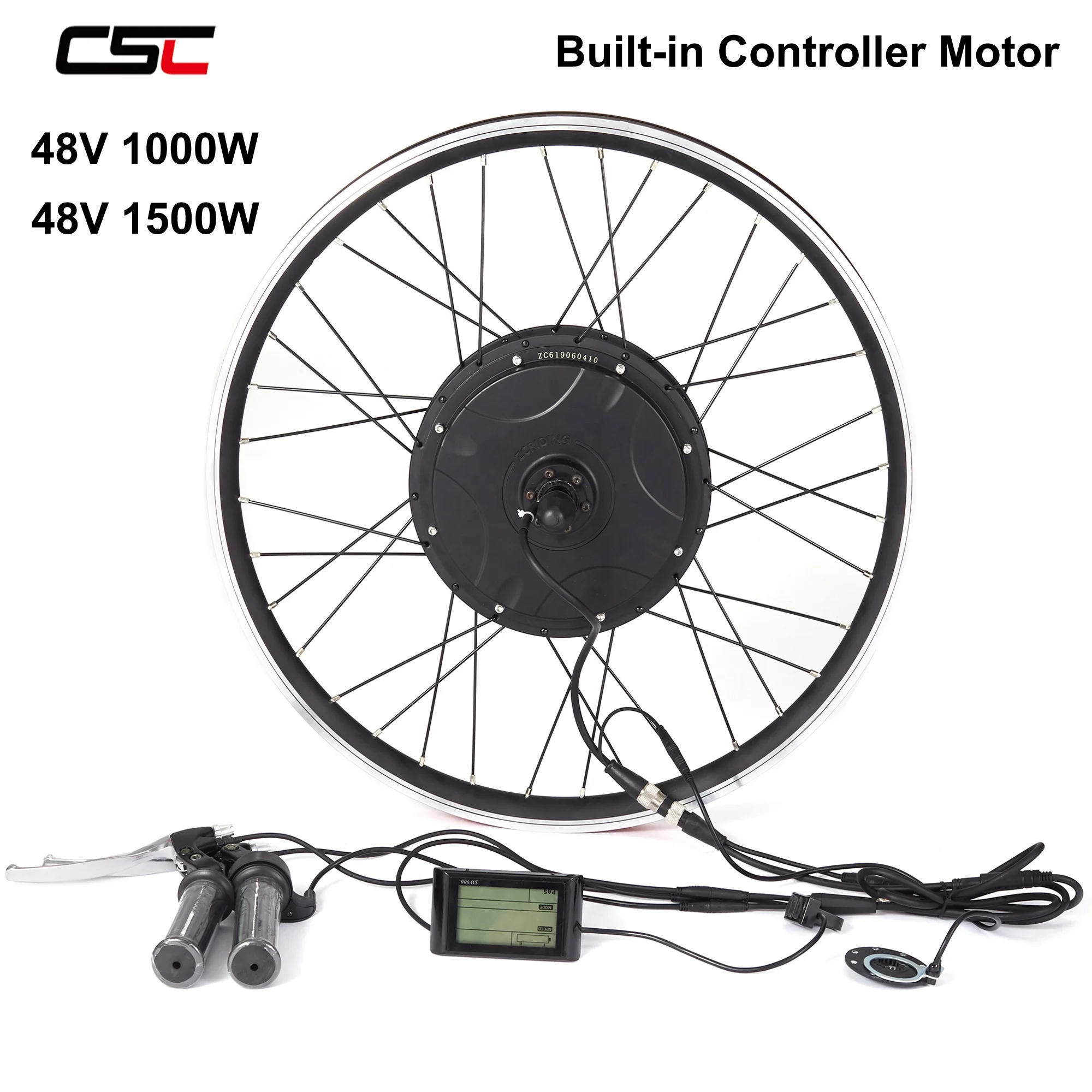 

CSC 48V 1500W smart controller built in motor ebike conversion kit with battery