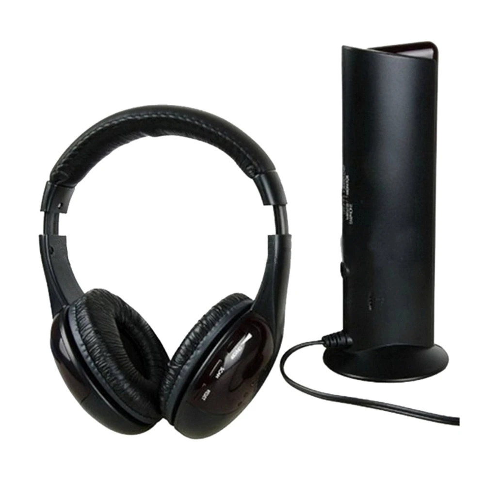 

China Headset Wholesale MH2001 Earbud Gaming Headsets Wireless Headphone Hifi with Microphone Monitoring FM Radio, Black