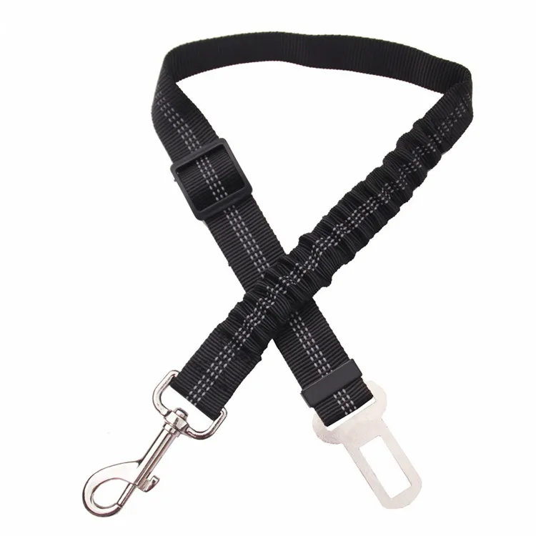 

Pet Car Seat Belt Buffer Stretch Reflective Safety Rope Dog Traction Rope Safety Belt, Optional