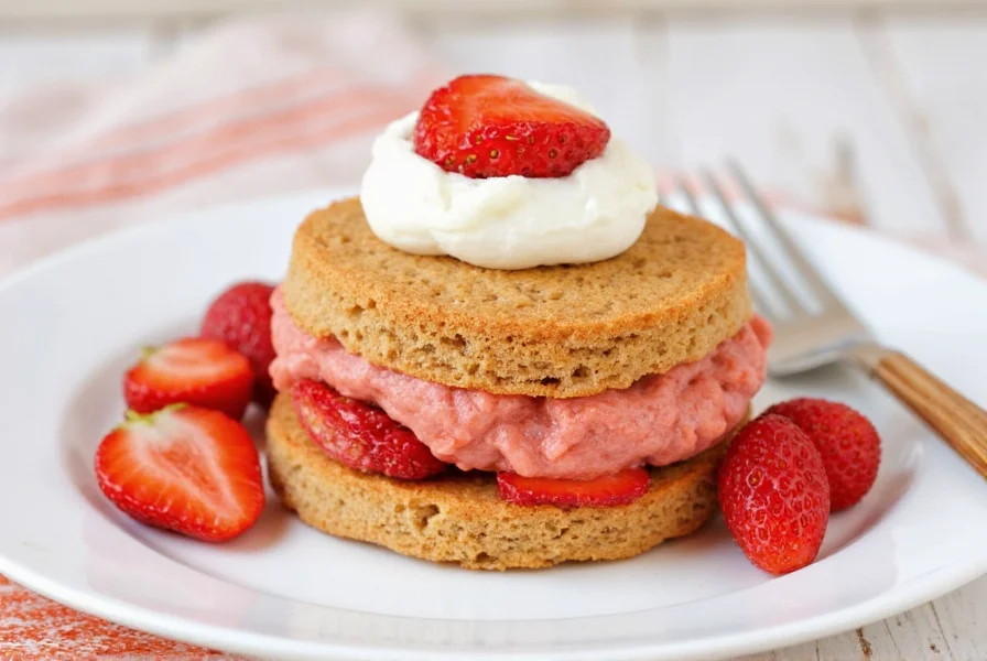 ginger snap strawberry shortcake