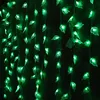 Outdoor connectable LED leaf strands lights hanging waterfall tree lights for Christmas winter holiday festival displays