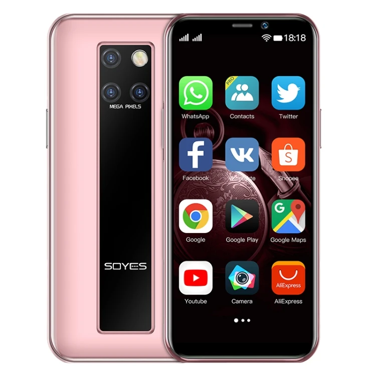 

Wholesale Unlock SOYES S10H Cheap Price Phone 3GB 32GB 64GB Quad Core Cell Support Google Play 3.46 inch Mini Smart Mobile Phone