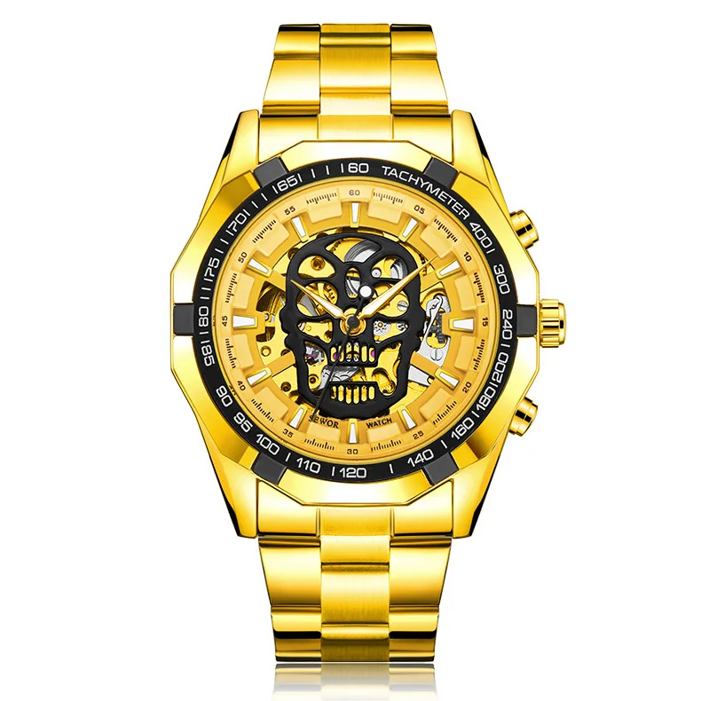 

SEWOR Men Watch Luxury Skeleton Automatic Mechanical Mens Watch Stainless Steel Military Watches Men Wrist Relogio Masculino