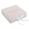 Pink Color Custom Made Foldable Baby Boy Clothes Gift Box with Ribbon
