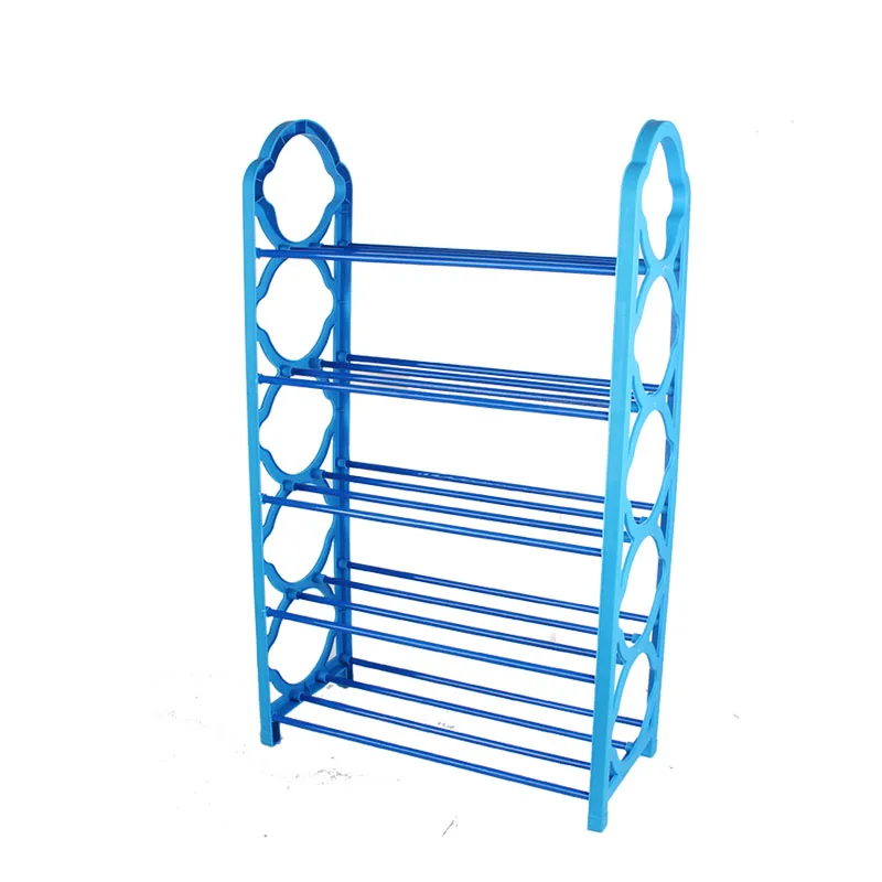 
Factory wholesale cheap five-layer simple assembly plastic shoe rack 