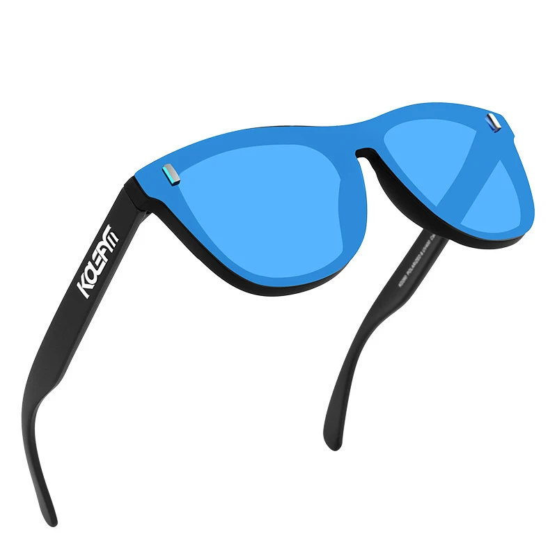 

New fashion custom logo UV400 rimless oversized women men sport polarized sunglasses, Custom colors