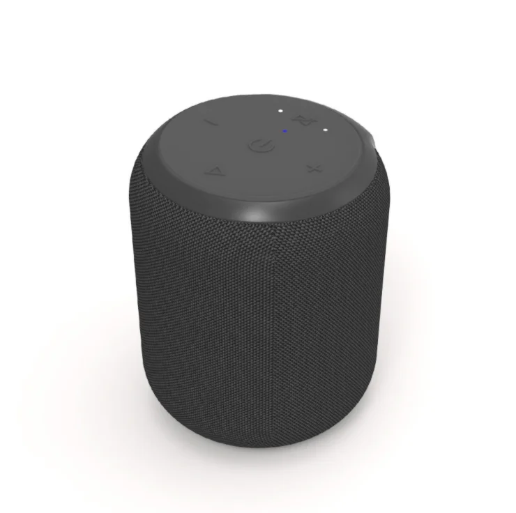 

Hot style hot selling cylinder 15W wireless BT speaker outdoor waterproof mini plug card subwoofer sports small speaker, Black