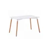 Factory Modern Design Square Top Wooden Dining Table