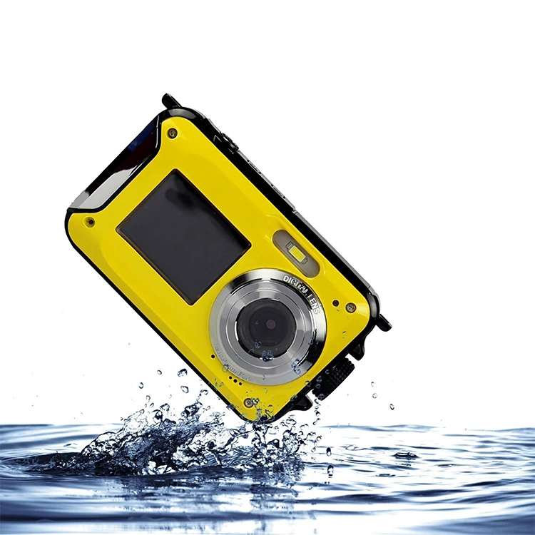 

FHD 2.7K Selfie Double Screen Video Recorder 48MP Anti Shake Waterproof Digital Camera