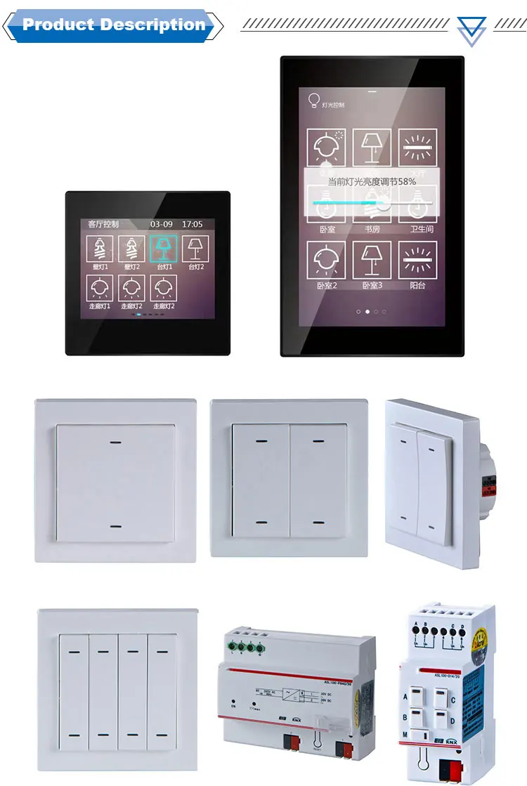 Factory high quality Intelligent lighting control system in smart building