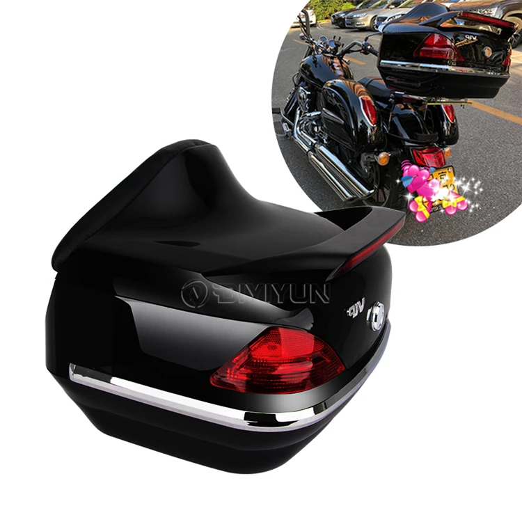 Motorcycle Tail Top Box Delivery Tank Bag Luggage Topbox Motorcycle Box ...