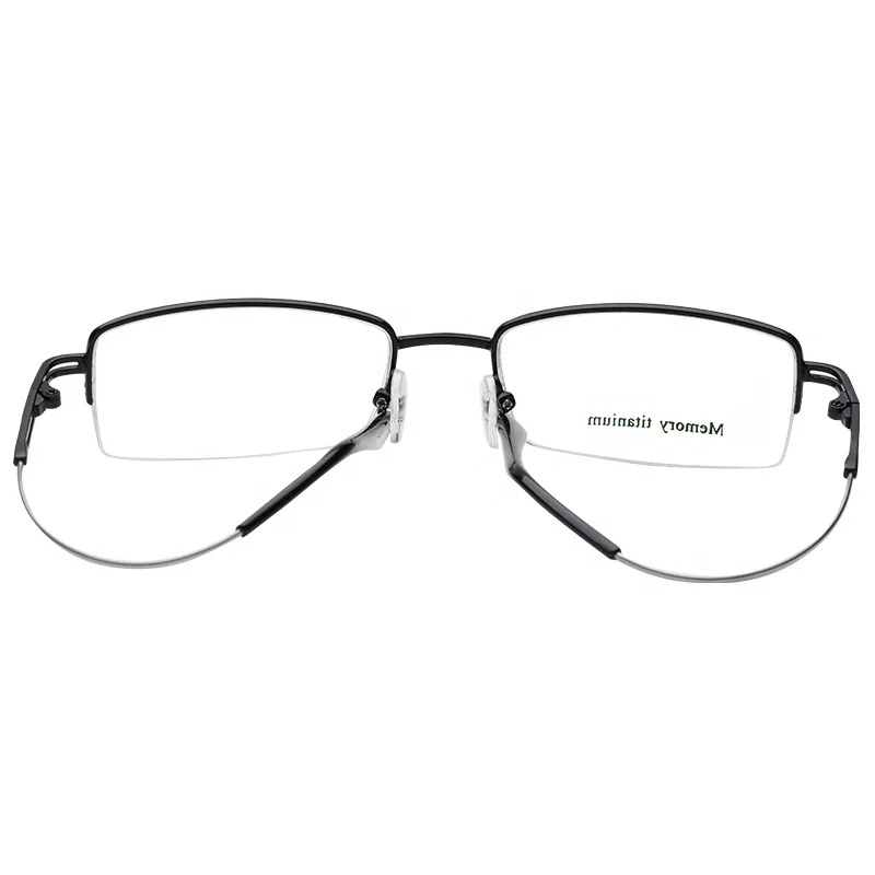 

Half Rim Spectacles Memory Titanium Optical Eyeglasses Prescription Glasses Frame