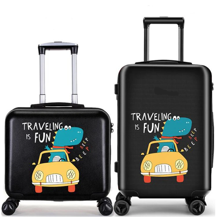 

Cartoon cute school trolly bag kids luggage for traveling
