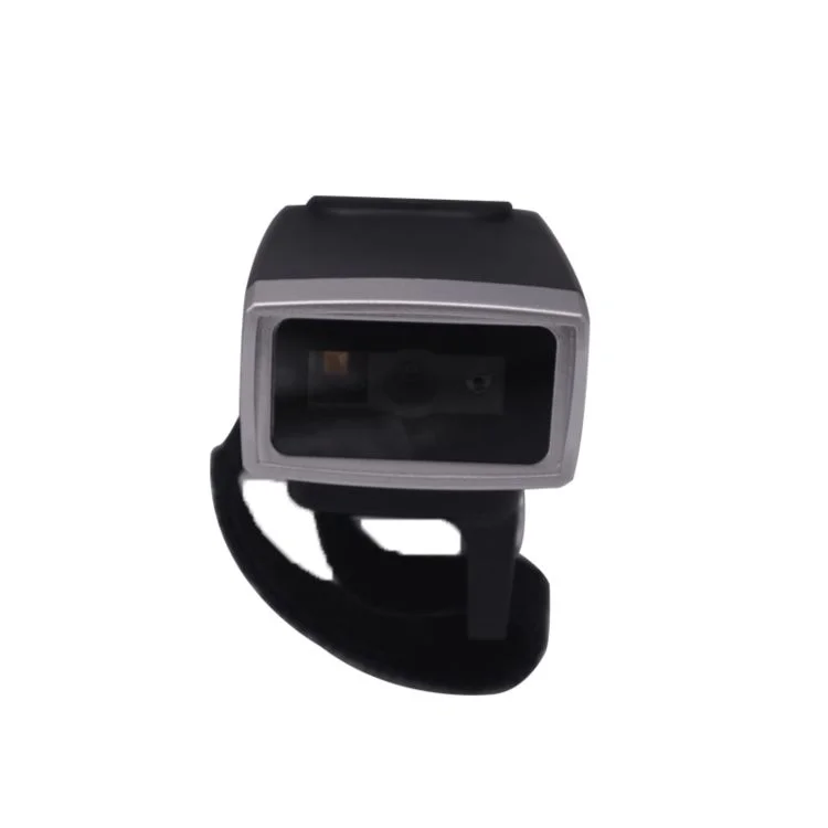 

Made In China Black Ring Wearable Wireless 640*480 Pixel Qr Code Scanner Portable Bar Code Scanner, Black and white