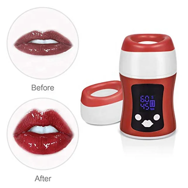 

3-Gear Safe Soft Silicone Lip Enhancer Pump Plumper, Private Label Lip Plumper Device, Natural Gloss Automatic Lip Plumper, Red