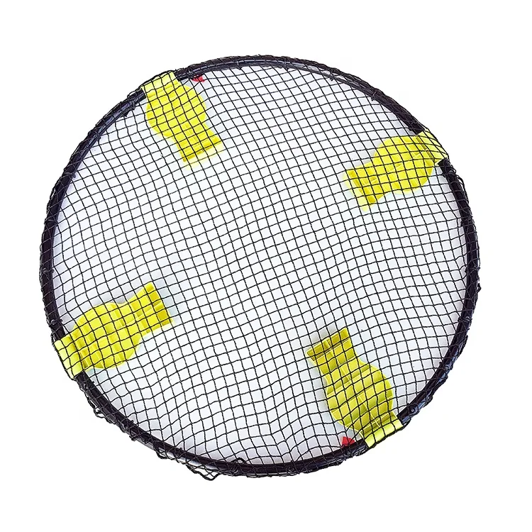 
Hot Sell Steel Tube Folding Beach Picnic Grass Game Spikeball Rebound Jump Spikeball Game Set And Beach Volleyball Game Set 