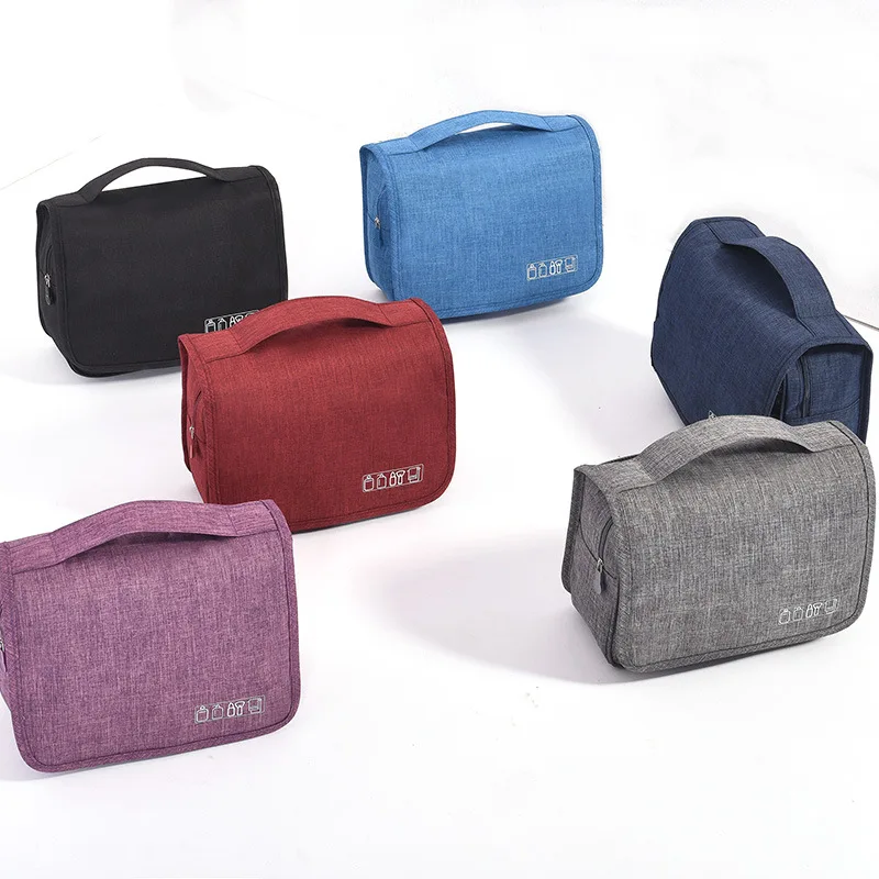 

Promotion Foldable Travelling Unique Toiletry Bag Hanging Women Toilet Wash Bag Custom Travel Size Toiletry Bag Cosmetic, 6 color options, or custom make other colors