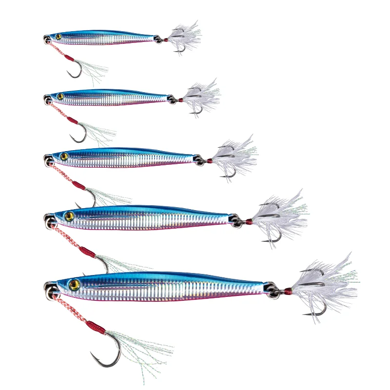 

Ecooda Online E Series Fishing Lead Jig Jigging Lure 10g/15g/20g/30g/40g Shore Casting Jig