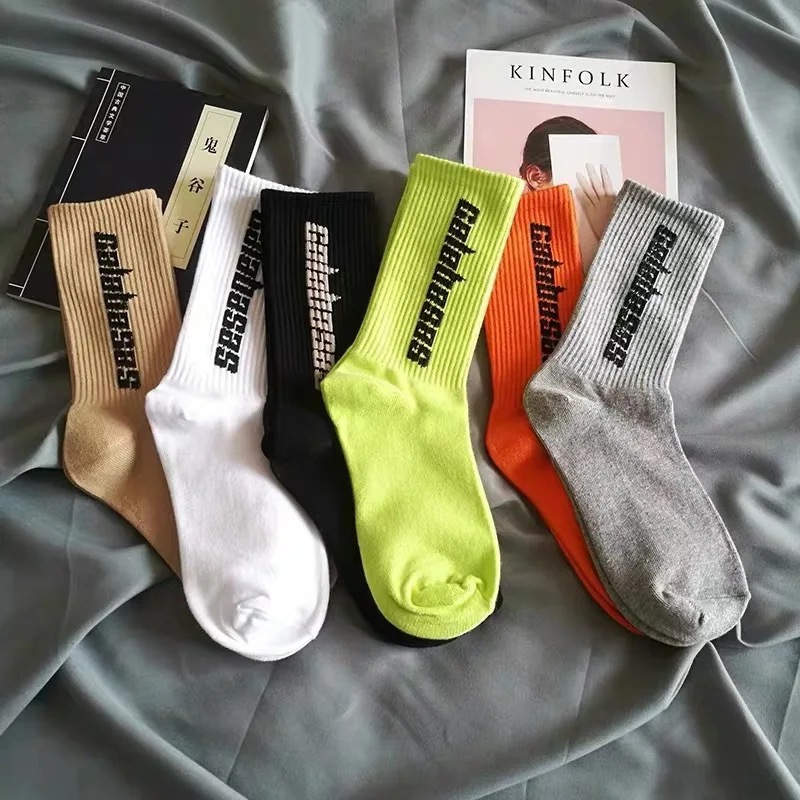 

KANGYI OEM custom design your own fashion socks ribbed athletic socks with customize logo, Picture