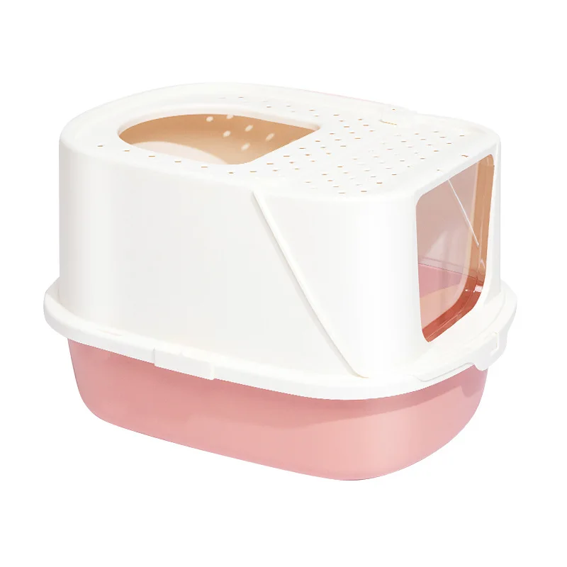

TELULA Large Space Cat Litter Box Close Automatic Self-cleaning Cat Toilet Cat Litter Tray, Picture colors