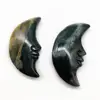 High Quality quartz Hand-carved ocean jasper moon crystal free form