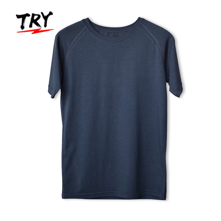 Try 95 Cotton 5elastane 4 Needles 6 Lines Stitches Reglan Sleeve Tees
