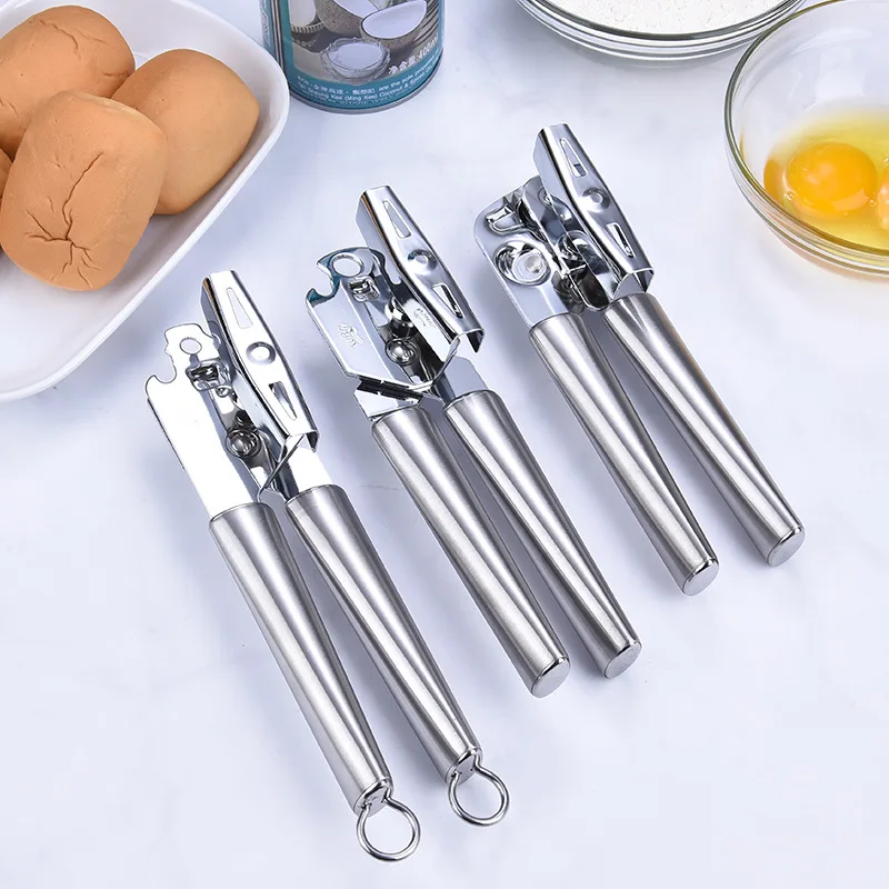 

2020 smooth edge multi purpose professional portable heavy duty can opener stainless steel tin manual can opener