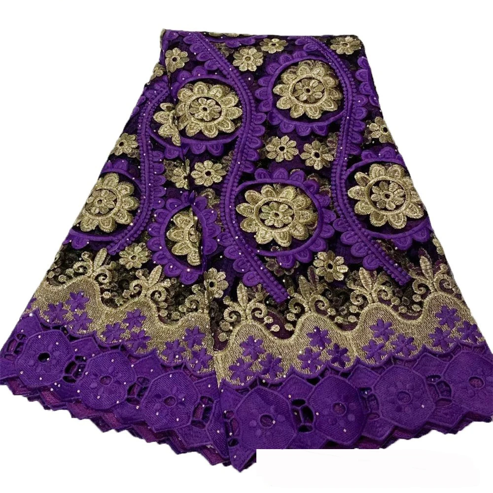 

Beautifical hot selling african wear for women lace fabric embroidery french lace fabric ML38N313, Customized