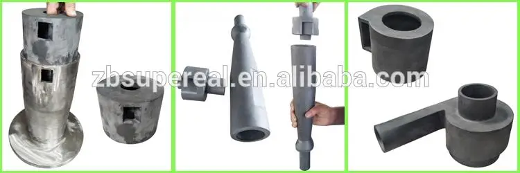 Silicon Carbide Wear Ceramic Lining Tubes / Parts
