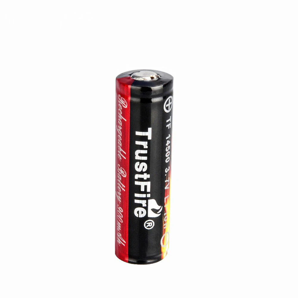 

TrustFire original aa 14500 battery 3.7v 900mAh china phone lithium ion batteries rechargeable