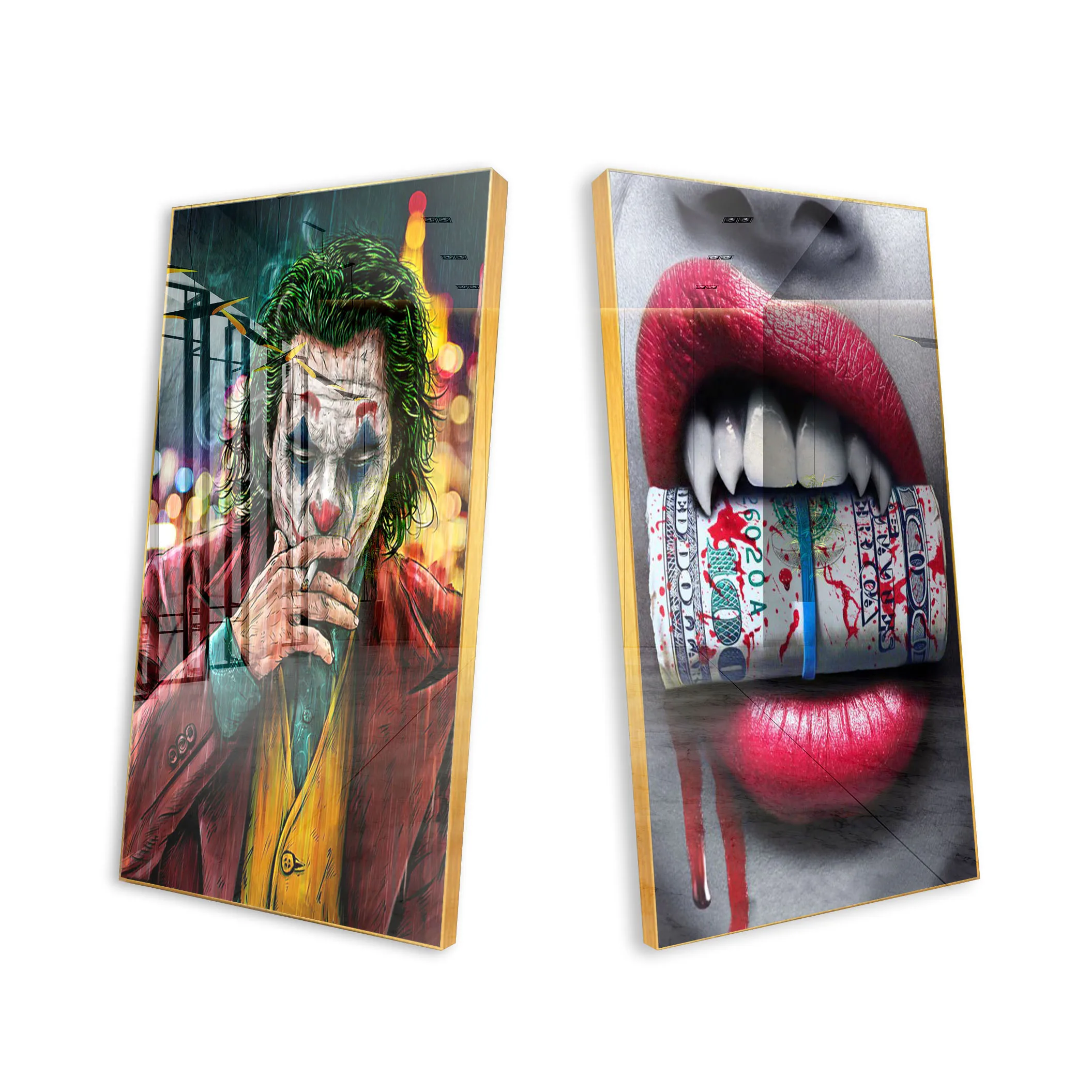 Image of Pop Art simple atmosphere Joker crystal porcelain oil painting home decoration