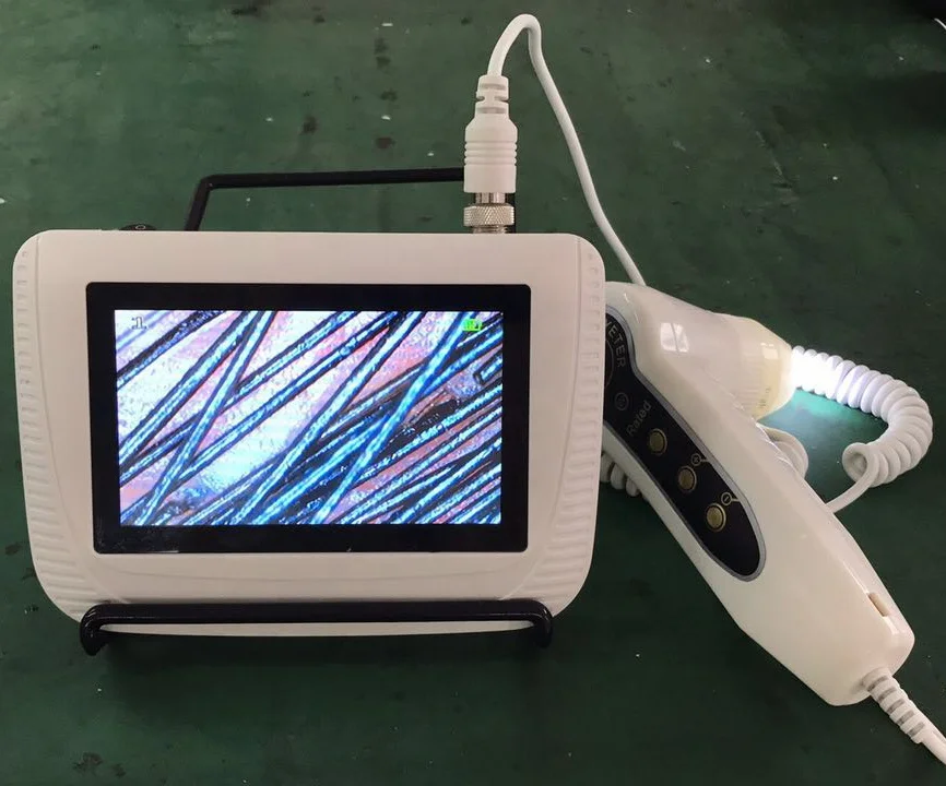 

Portable and Rechargeable Hair Scalp Scanner with 5 Inch Screen Skin Detector for Skin Analyzer