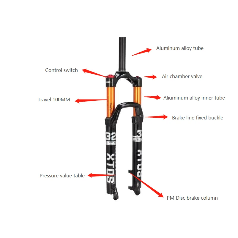 fork mtb 26