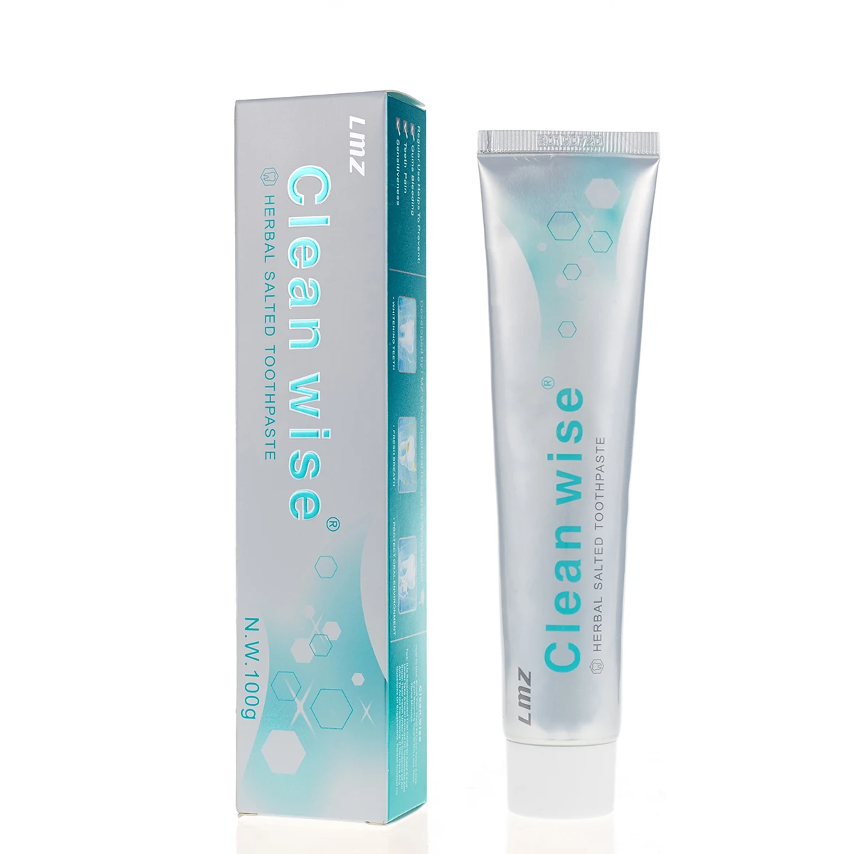 

100g lmz extra strong whitening ginger toothpaste kits, Yellow (paste) / green (packaging) or customized